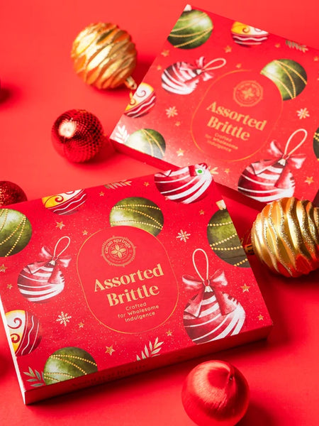 Christmas Assorted Brittle Pack of 8