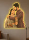 Personalized AI Cartoon Wooden 3D LED Photo Cutout Gift