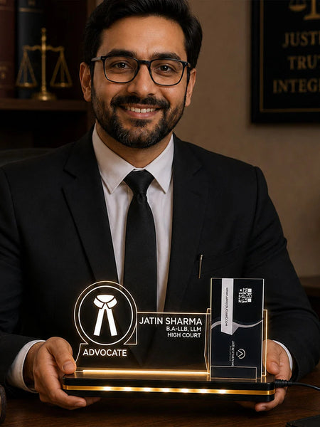 Personalized Advocate LED Visiting Card Holder