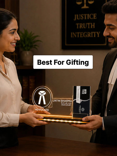 Personalized Advocate LED Visiting Card Holder