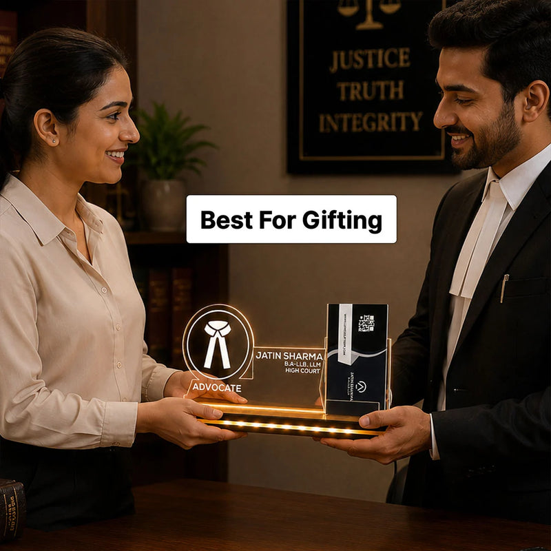 Personalized Advocate LED Visiting Card Holder
