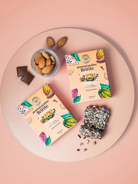 Cacao Springs Almond Praline Brittle 6 pc