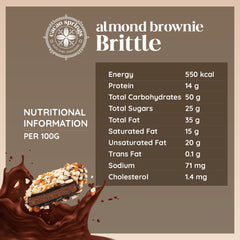 Cacao Springs Almond Brownie Brittle 3pc