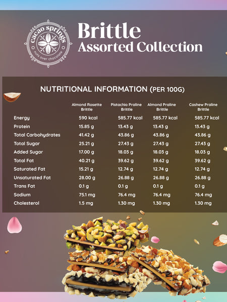 Cacao Springs Assorted Brittle Collection 4pc