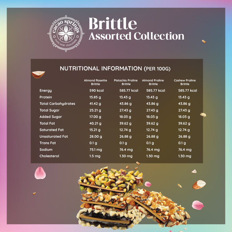 Cacao Springs Assorted Brittle Collection 8pc
