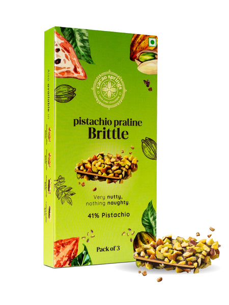 Cacao Springs Pistachio Praline Brittle 6 pc