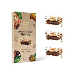 Cacao Springs Almond Brownie Brittle 3pc