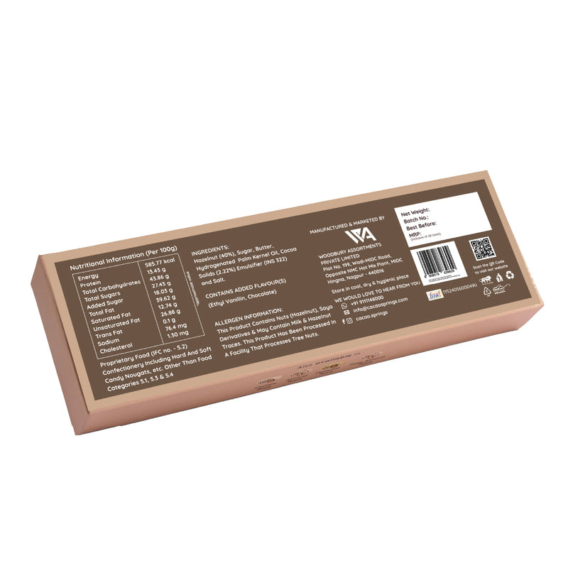 Cacao Springs Hazelnut Roca 60gm(5pcs)