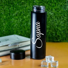 Custom Temperature Water Bottle ( Matte Black)