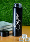 Custom Temperature Water Bottle ( Matte Black)