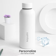 Custom White Matte Stainless Steel Water Bottle