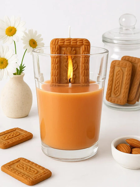 Biscuit-Style Aromatic Glass Candle