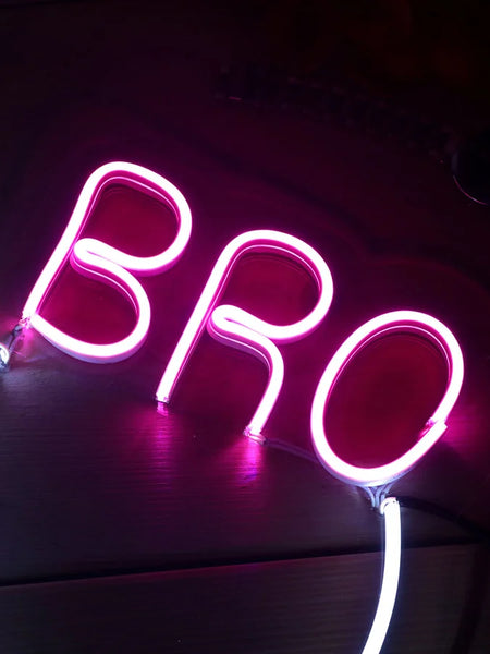 Bro Sis Infinity Neon Light Frames