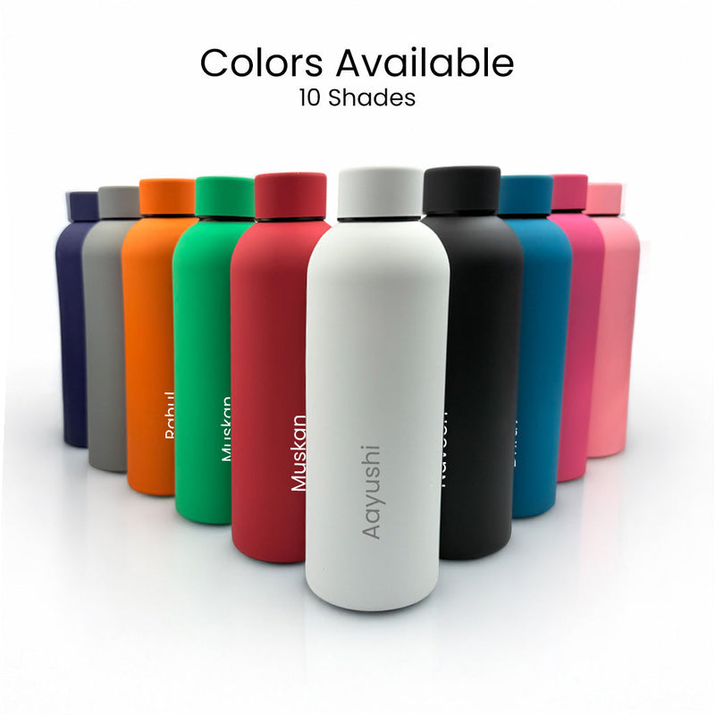 Custom Green Matte Stainless Steel Water Bottle