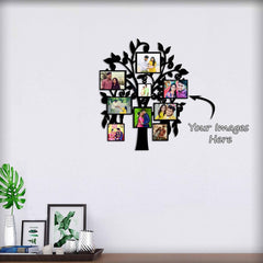 Personalized Wooden Photo Family Tree