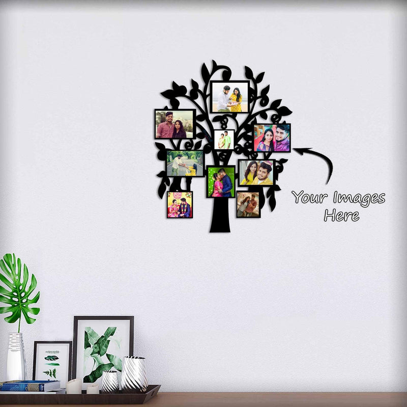 Personalized Wooden Photo Family Tree