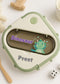 Personalized Green Dinosaur Stainless Steel Lunchbox