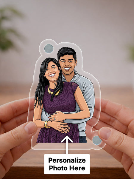 Personalized Acrylic Photo Fridge Magnet