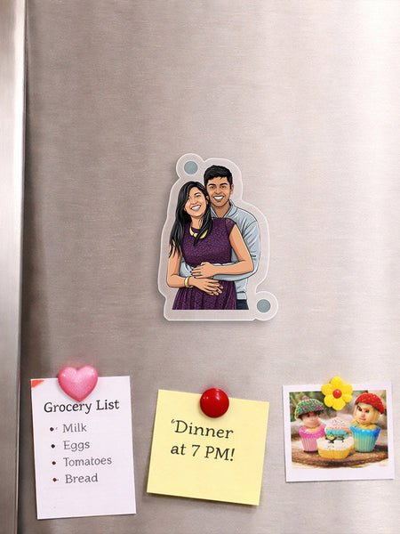 Personalized Acrylic Photo Fridge Magnet