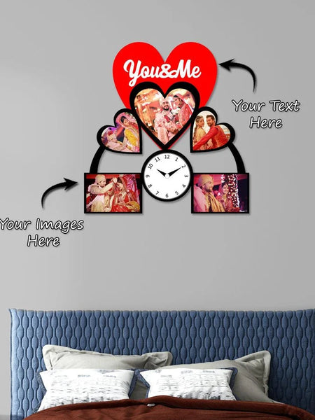 Couple Special Photo Wall Clock