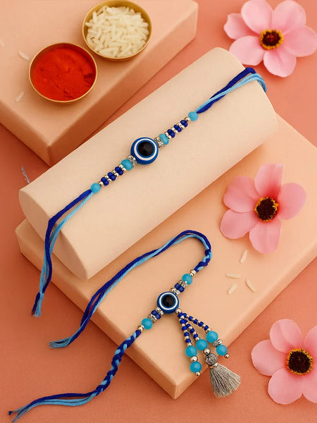 Couple & Evil Eye Rakhi for Raksha Bandhan