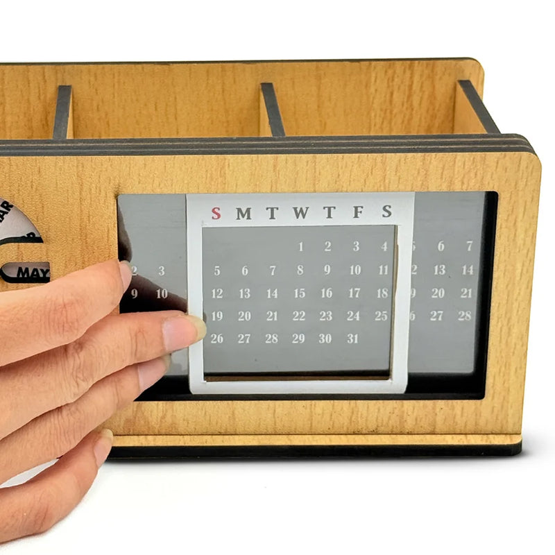 Custom Wooden Desk Calendar