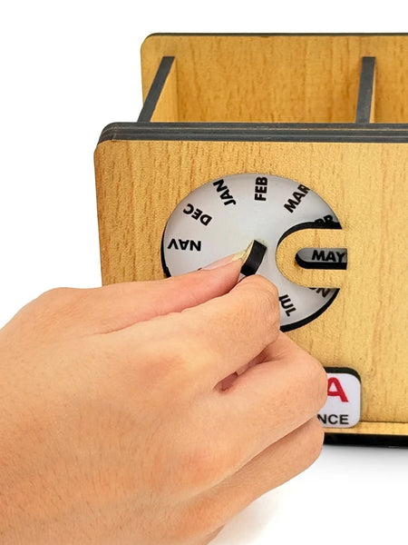 Custom Wooden Desk Calendar