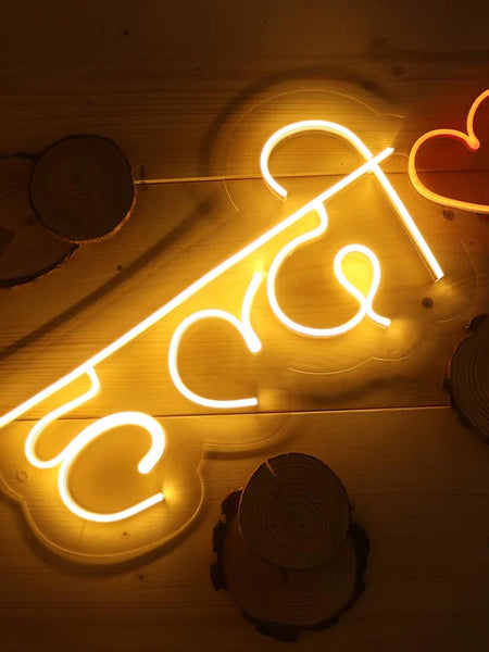 Customized Neon Light Frames For Haldi