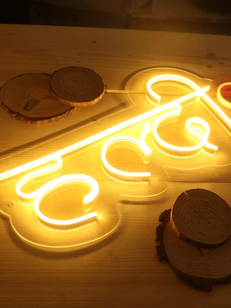 Customized Neon Light Frames For Haldi