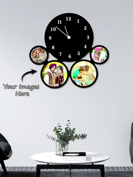 Customized Couple Photo Wall Clock