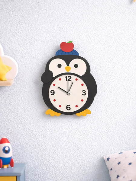 Cute Penguin Kids Wall Clock 12