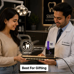 Personalized Dentist LED Visiting Card Holder