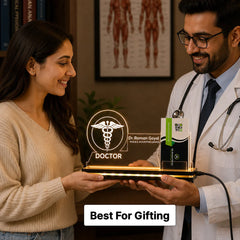 Personalized Doctor LED Visiting Card Holder