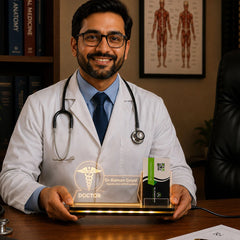 Personalized Doctor LED Visiting Card Holder