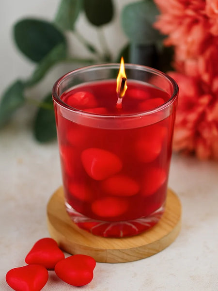 Glass Jar Gel Wax Candle