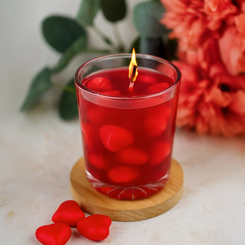 Glass Jar Gel Wax Candle