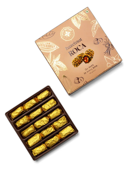 Cacao Springs Hazelnut Roca 180gm(15pcs)