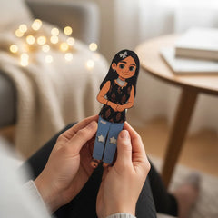 Personalized Illustrated Art Table Stand – 3×9