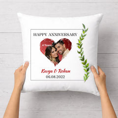 Personalized Anniversary Romantic Soft Cushion Gift