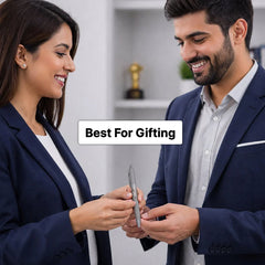 Personalized Grey Name Pen | Elegant Writing Gift for Professionals & Students