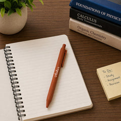 Personalized Tan Brown Pen| Elegant Writing Gift for Daily Use
