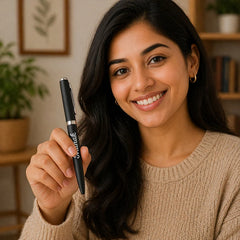 Personalized Matte Black Pen | Elegant Writing Gift for Professionals