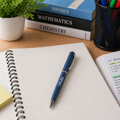 Personalized Matte Blue Pen | Premium Writing Gift for Professionals