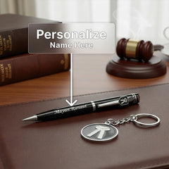 Personalized Advocate Pen & Keychain Gift Set
