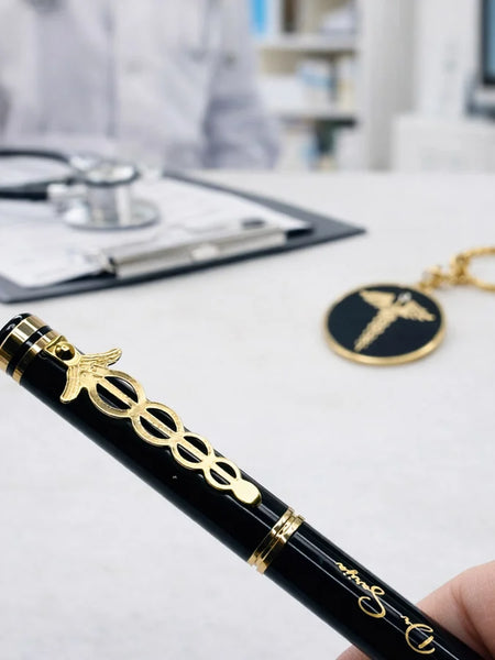 Personalized Doctor Pen & Keychain Gift Set