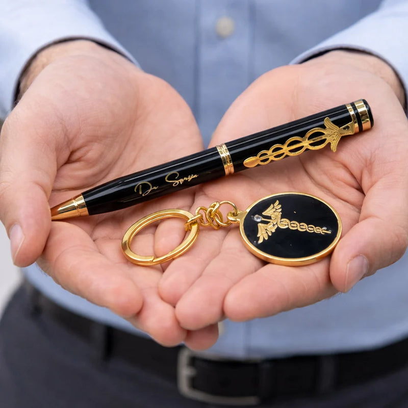 Personalized Doctor Pen & Keychain Gift Set