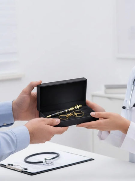 Personalized Doctor Pen & Keychain Gift Set
