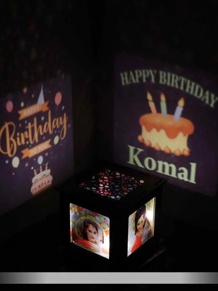 Personalized Birthday Photo Shadow Box