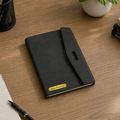 Personalized Premium Leather Diary Organizer | Executive Office Notebook Gift for Men