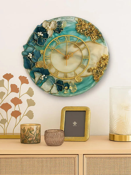 Handcrafted Luxury Resin Wall Clock